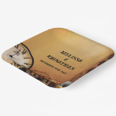 Victoriaans Steampunk bruiloft Papieren Bordje (Gebogen)