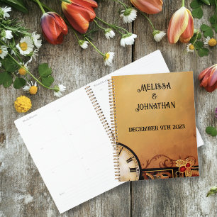 Victoriaans Steampunk bruiloft Planner