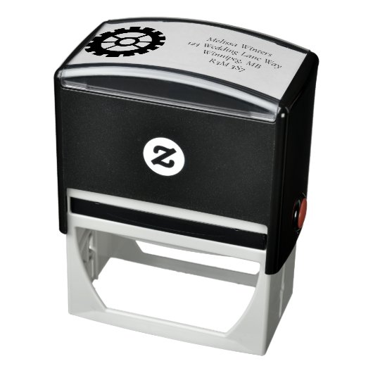 Victoriaans Steampunk bruiloft Zelfinktende Stempel (Product)