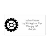 Victoriaans Steampunk bruiloft Zelfinktende Stempel (Design)