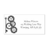 Victoriaans Steampunk bruiloft Zelfinktende Stempel (Design)