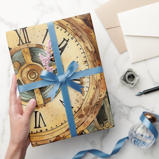 Victoriaans steampunk cadeaupapier (Geschenken)