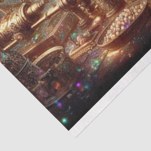 Victoriaans Steampunk Chipmunk Uitvinder Decoupage Tissuepapier (Detail)