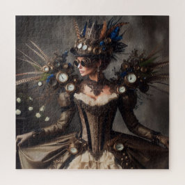  Victoriaans Steampunk Clockwork Time Lady Legpuzzel