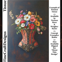 Victoriaans Steampunk Corset Flowers DF5R Decoupag