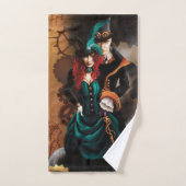 Victoriaans Steampunk Couple Bad Handdoek (Handdoek)