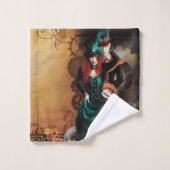 Victoriaans Steampunk Couple Bad Handdoek (Wasdoekje)