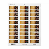 Victoriaans Steampunk Couple Etiket (Full Sheet)