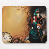 Victoriaans Steampunk Couple Muismat (Voorkant)
