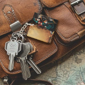 Victoriaans Steampunk Couple Sleutelhanger