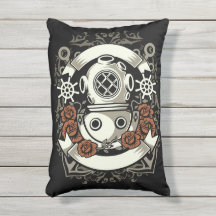 Victoriaans Steampunk diep Zee Diver Red Roses