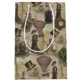 Victoriaans Steampunk Distress  Industrial Medium Cadeauzakje (Voorkant)