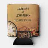 Victoriaans Steampunk Elegance bruiloft Blikjeskoeler (Achterkant)