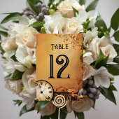 Victoriaans Steampunk Elegance bruiloft Kaart