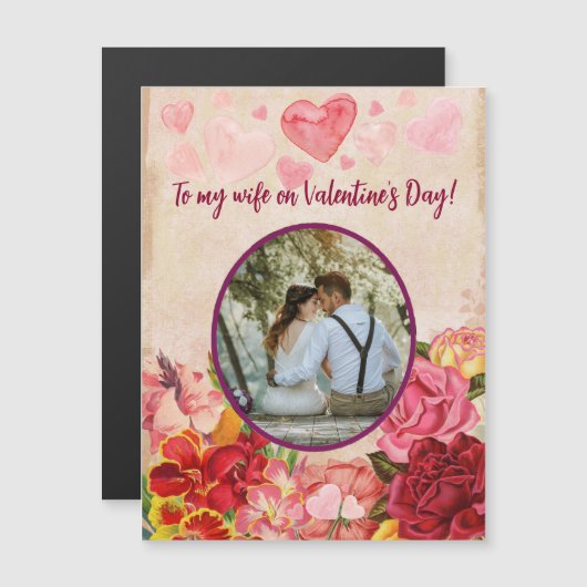 Victoriaans Steampunk Flowers Harten Valentijnsdag (Voorkant / Achterkant)