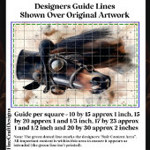 Victoriaans Steampunk Hengst Horse DF2L Decoupage Tissuepapier