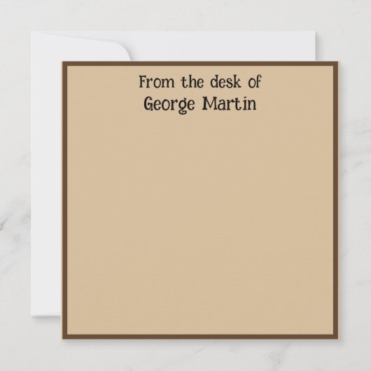 Victoriaans Steampunk Inventor Scientist Telescope Kaart (Achterkant)