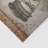 Victoriaans Steampunk Inventor Scientist Telescope Tissuepapier (Detail)