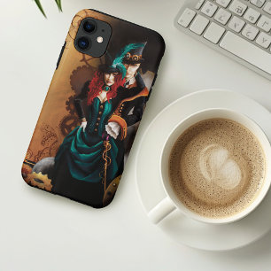 Victoriaans Steampunk Koppel Case-Mate iPhone Case