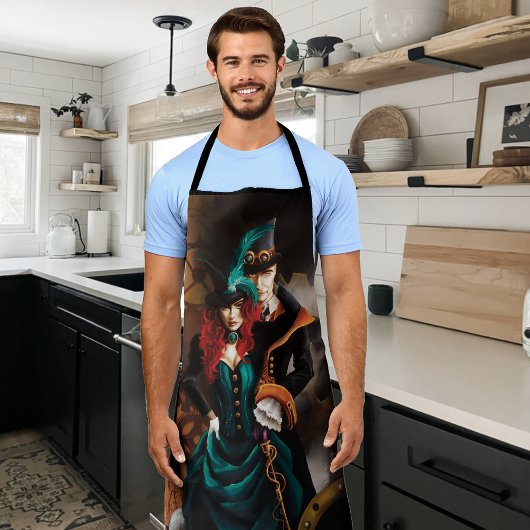 Victoriaans Steampunk Koppel Schort