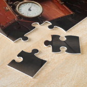 Victoriaans Steampunk Lady Detective Jurk Legpuzzel (Zijkant)