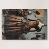  Victoriaans Steampunk Lady Detective Jurk Legpuzzel (Horizontaal)