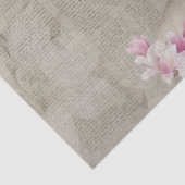 Victoriaans Steampunk Lady Newspapier Tissuepapier (Detail)