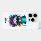 Victoriaans Steampunk Levendige Kleuren Kat Case-Mate iPhone Case (Achterkant (horizontaal))