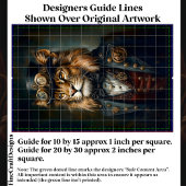 Victoriaans Steampunk Lion Portrait CH9 Decoupage Tissuepapier