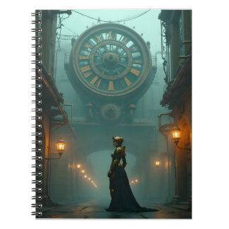 Victoriaans Steampunk met de tijd op komst Notitieboek