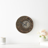  Victoriaans Steampunk Metal Bronze Ronde Klok (Huis)