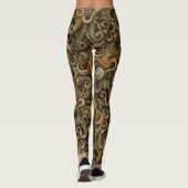 Victoriaans Steampunk Octopus Tentakels Leggings (Achterkant)