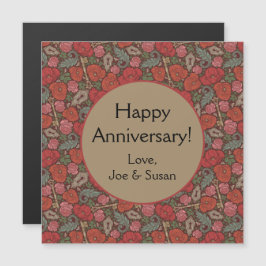 Victoriaans Steampunk Old Lock Key Red Poppies