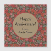 Victoriaans Steampunk Old Lock Key Red Poppies (Voorkant)