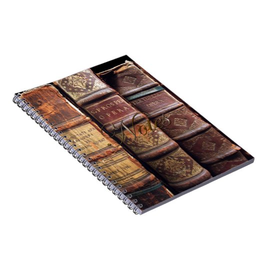  Victoriaans Steampunk Oude Boeken Notitieboek (Rechterzijde)