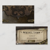 Victoriaans Steampunk Professional-Visitekaartjes Visitekaartje (Voorkant / Achterkant)