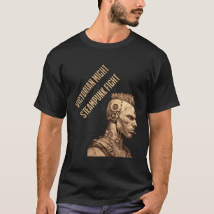 Victoriaans Steampunk Sentinel Gears of Courage T-shirt