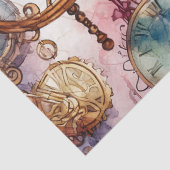 Victoriaans steampunk tissuepapier (Detail)
