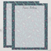 Victoriaans Steampunk  vogel in tuinpapier (Voorkant / Achterkant)