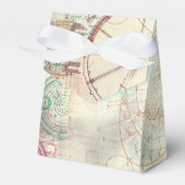 Victoriaans Steampunk | Waterverf Grunge Pastel Bedankdoosjes (Voorkant Zijde)