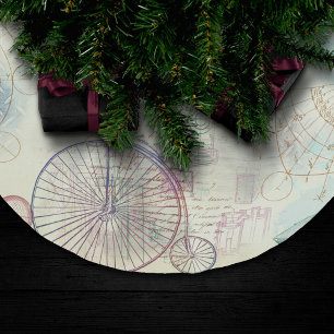 Victoriaans Steampunk Waterverf Grunge Pastel Kerstboom Rok