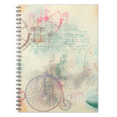 Victoriaans Steampunk | Waterverf Grunge Pastel Notitieboek (Voorkant)