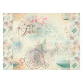 Victoriaans Steampunk | Waterverf Grunge Pastel Tafelkleed (Voorkant (Horizontaal))
