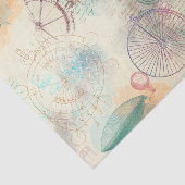 Victoriaans Steampunk | Waterverf Grunge Pastel Tissuepapier (Detail)