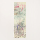 Victoriaans Steampunk | Waterverf Grunge Pastel Yogamat (Achterkant)