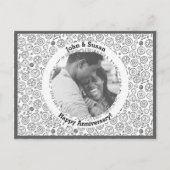 Victoriaans steampunk White en Black Gears Clockwo Feestdagenkaart (Voorkant)