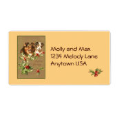  Victoriaans Stickers van het Kunstadreslabel (Voorkant)