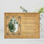  Victoriaans Stijl 60ste Jubileum Kaart (Staand voorkant)