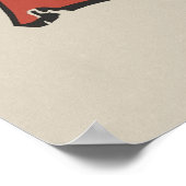 Victoriaans stijl Blauwbaard-advertentie Poster (Hoek)