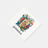 Victoriaans stijl Bookworm ontwerp Servet (Hoek)